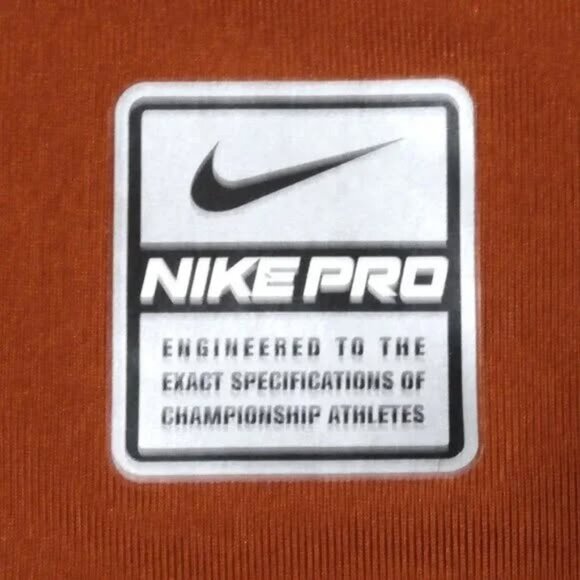 NIKI PRO Compression DRI-FIT Boy's Long Sleeve Size L (14/16) Copper Colored - Picture 6 of 7